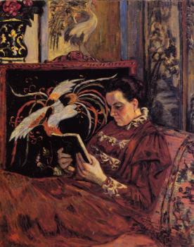 阿曼 吉約曼 Portrait of Madame Guillaumin